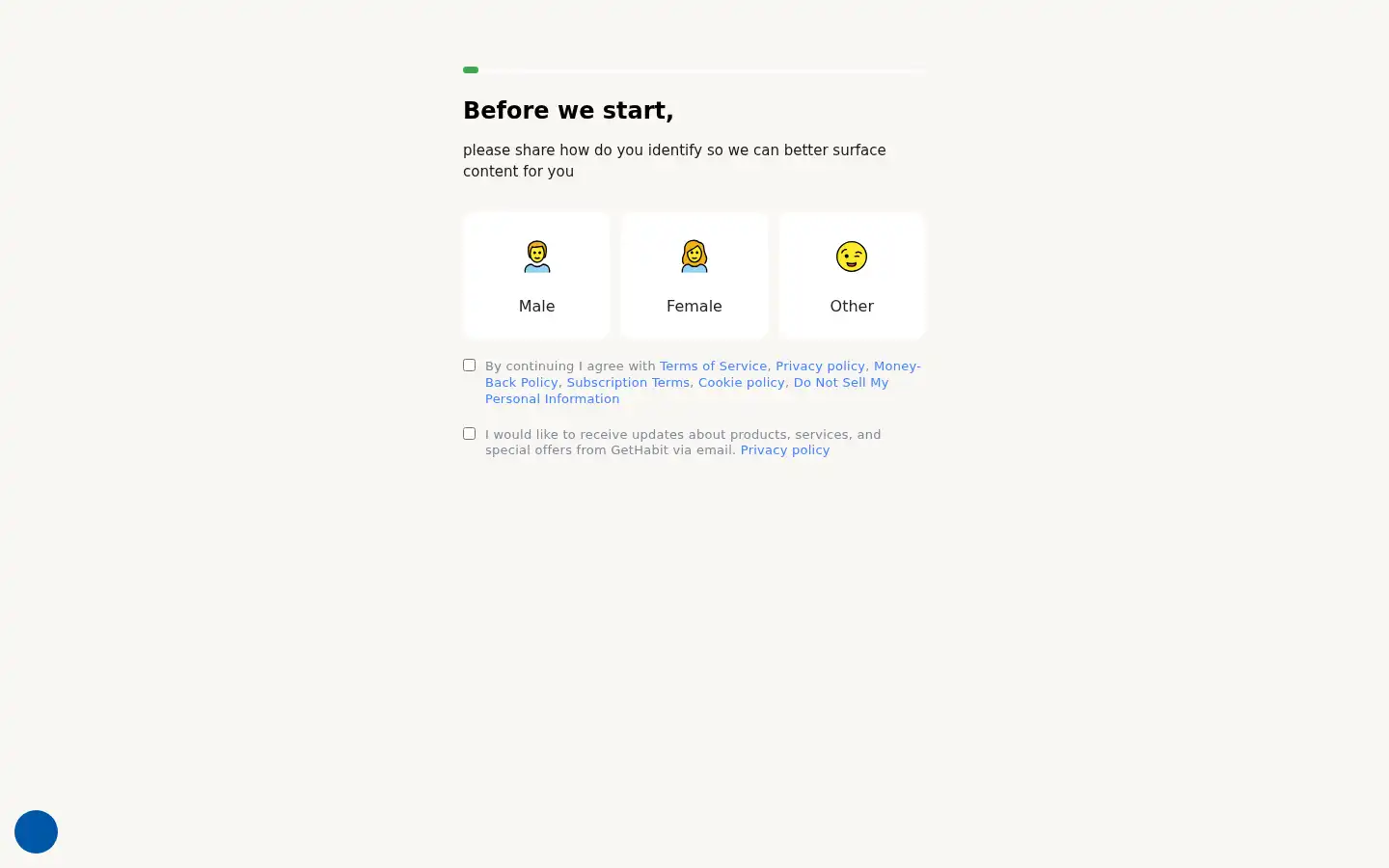 Screenshot of habitboxapp.me