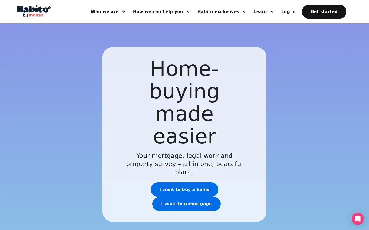 Screenshot of habito.com
