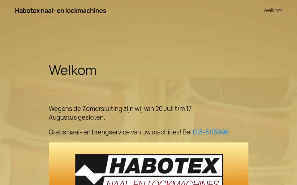 Screenshot of habotex.com