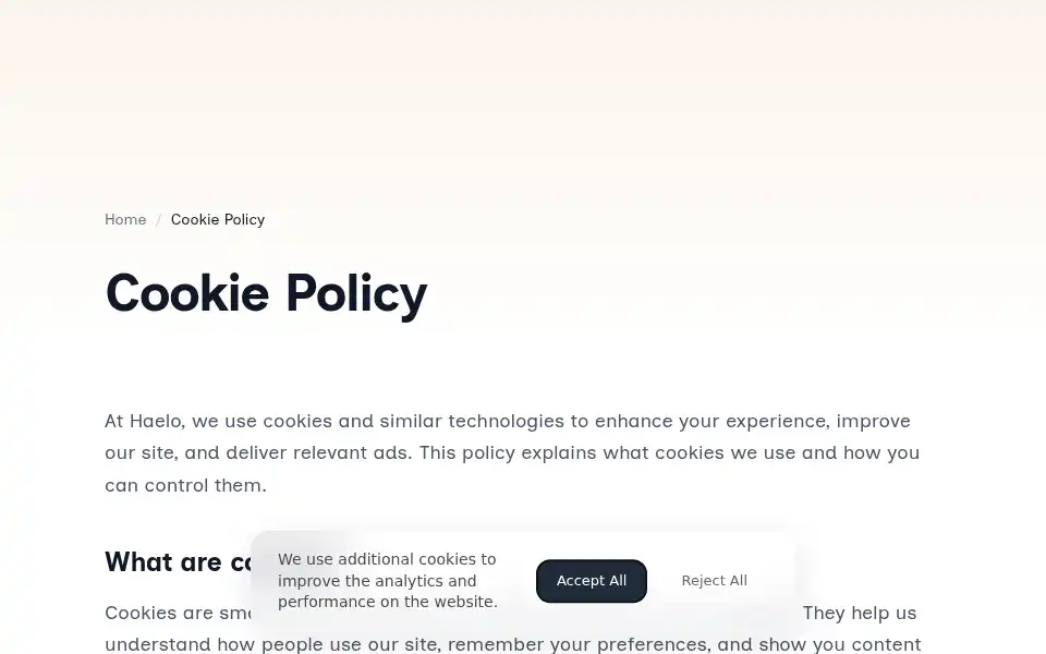 Screenshot of haelohealth.com