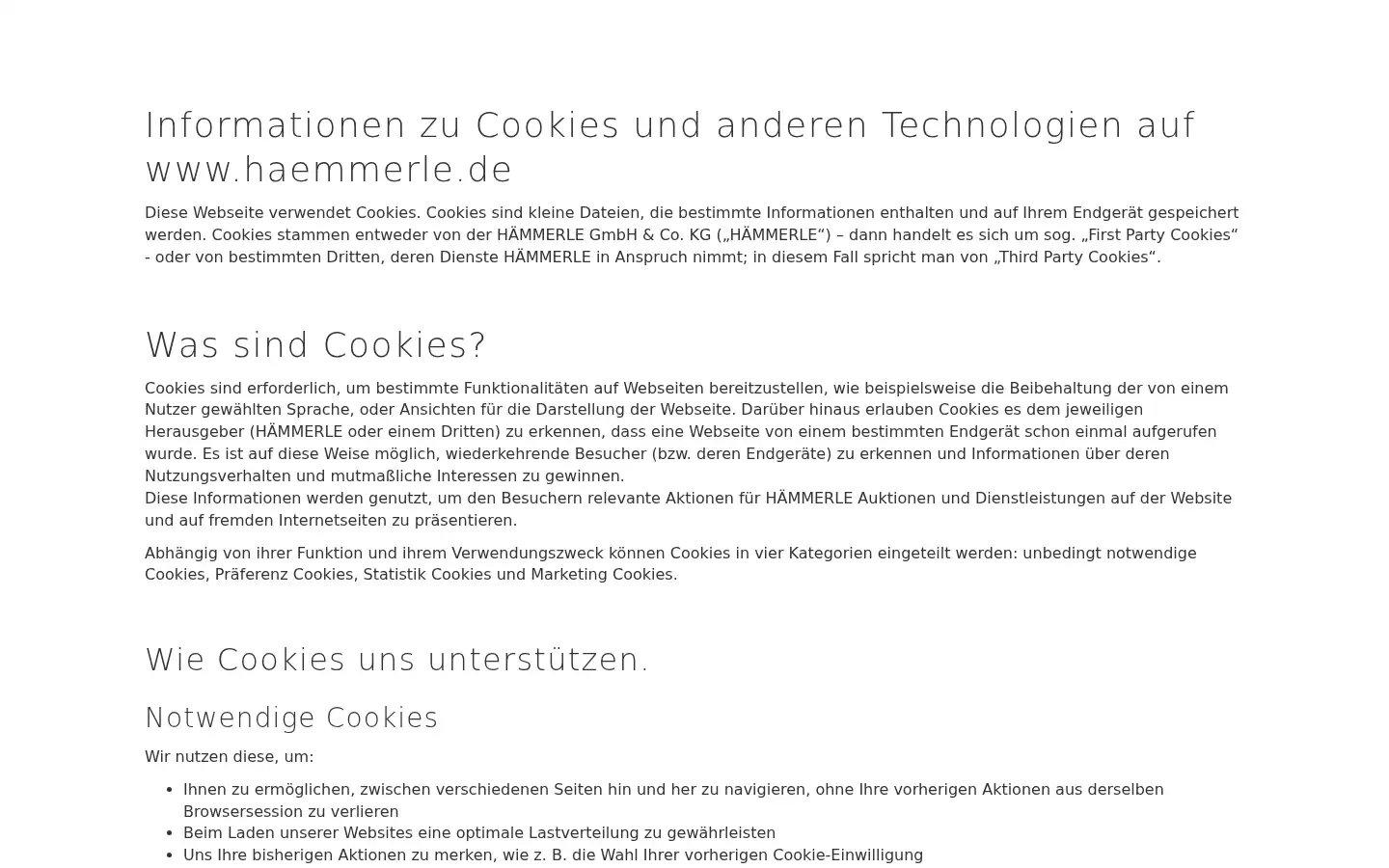 Screenshot of haemmerle.de