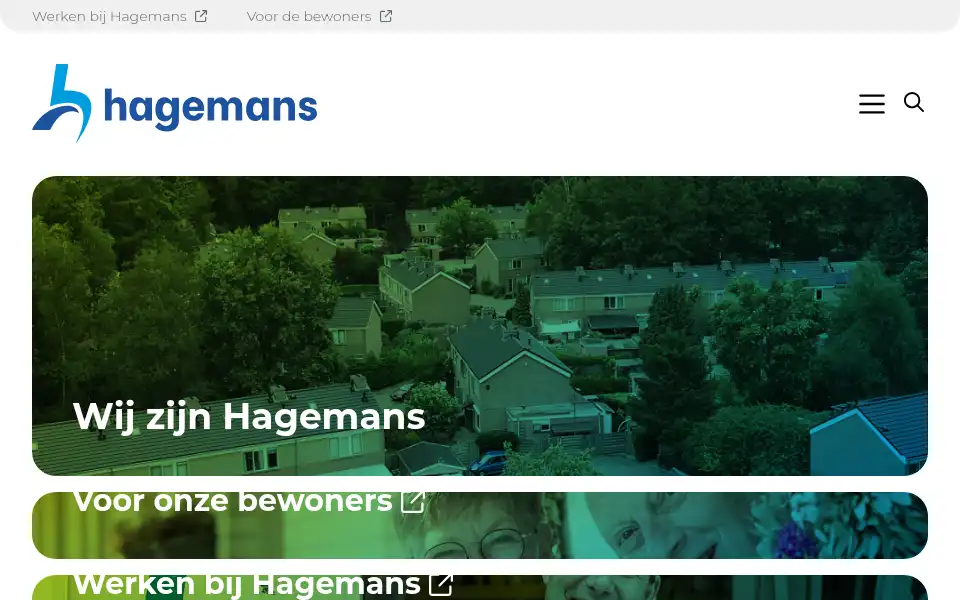 Screenshot of hagemans.nl