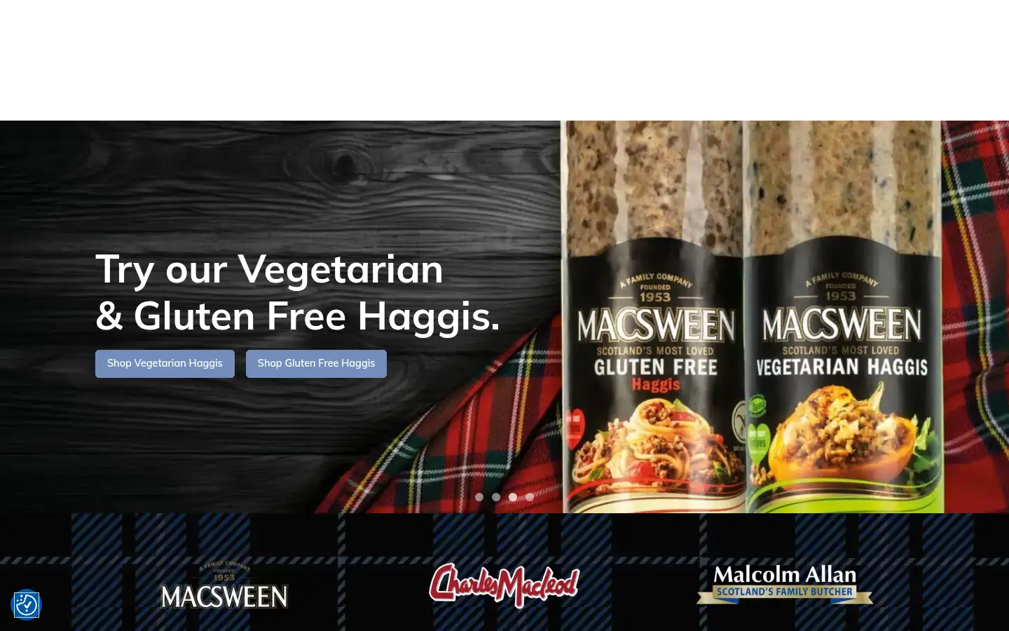 Screenshot of haggisuk.co.uk