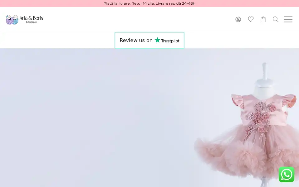 Screenshot of hainepentrupici.ro