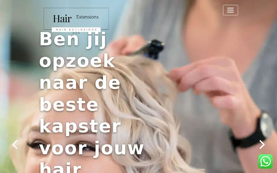 Screenshot of hairextensions050.nl
