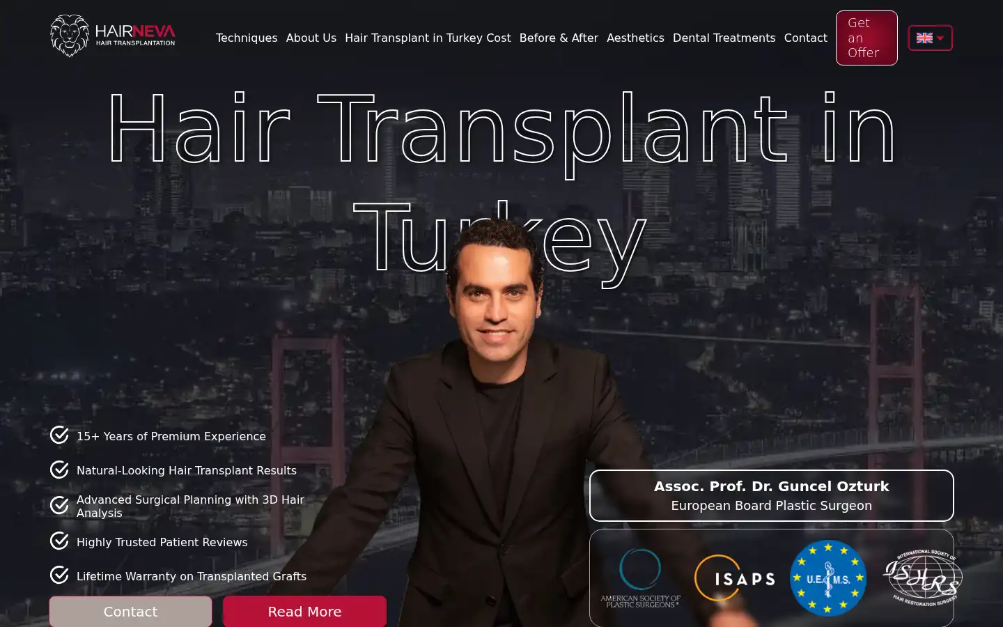 Screenshot of hairneva.com
