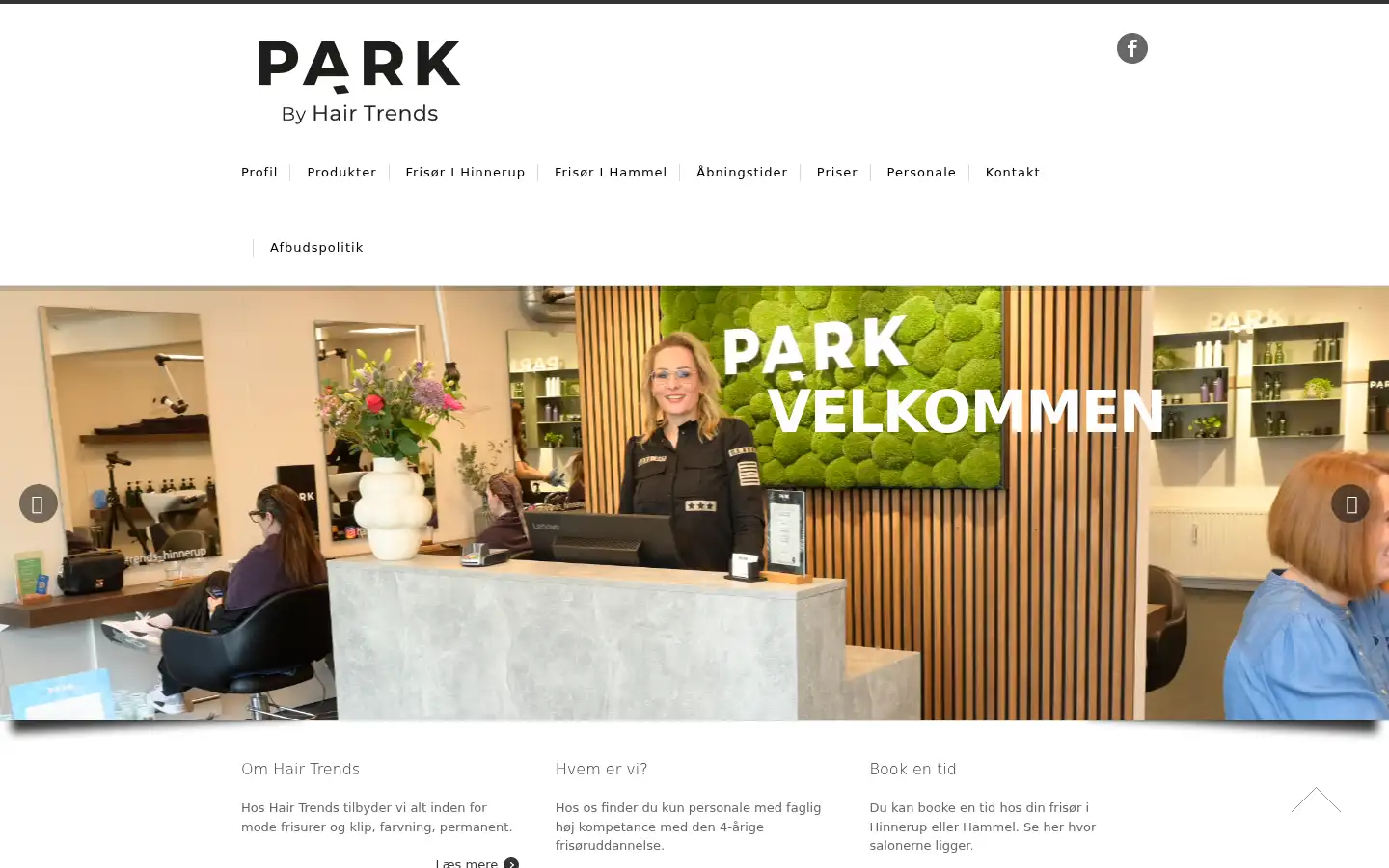Screenshot of hairtrends.dk