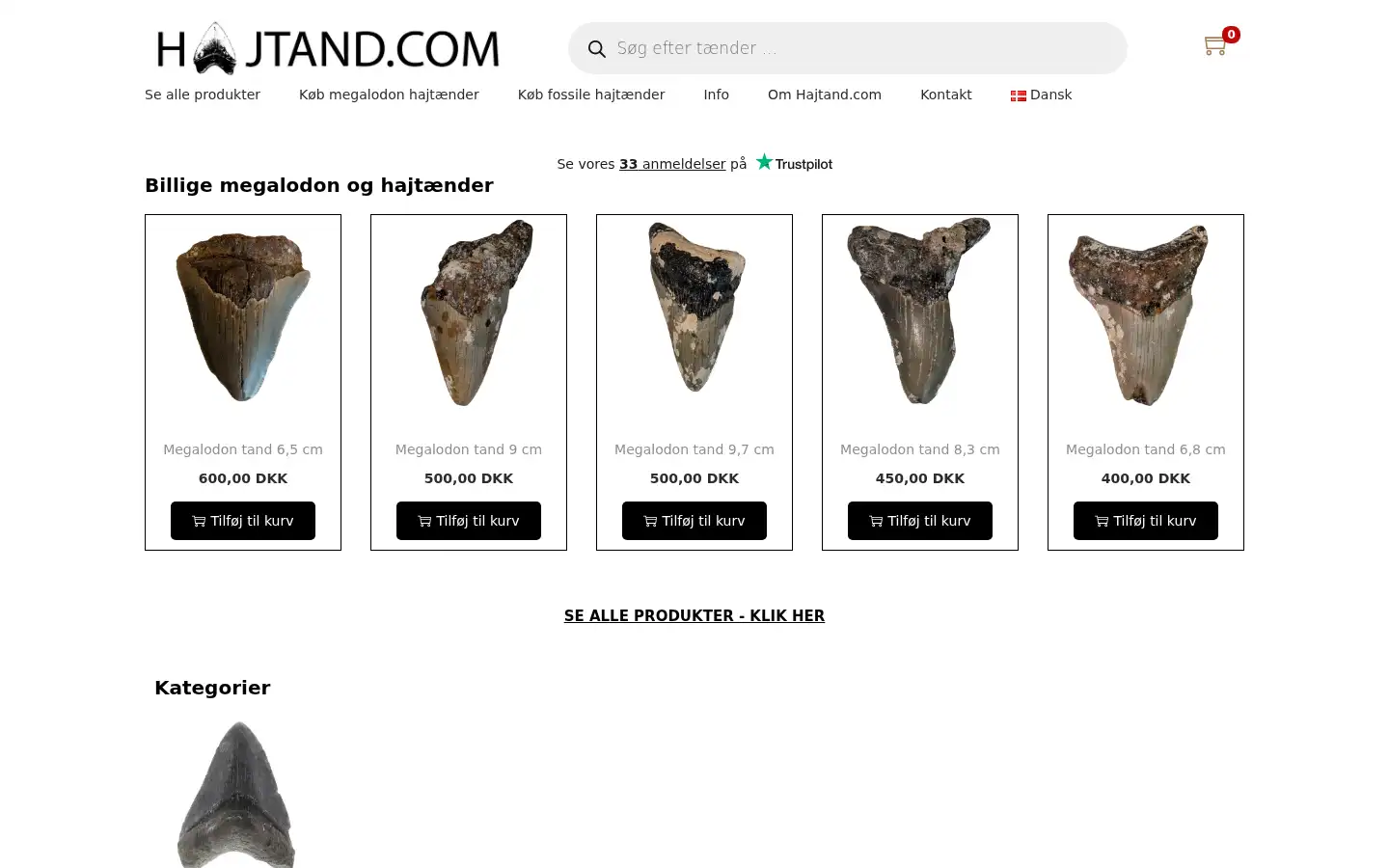 Screenshot of hajtand.com