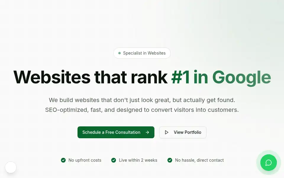 Screenshot of hakmandev.nl