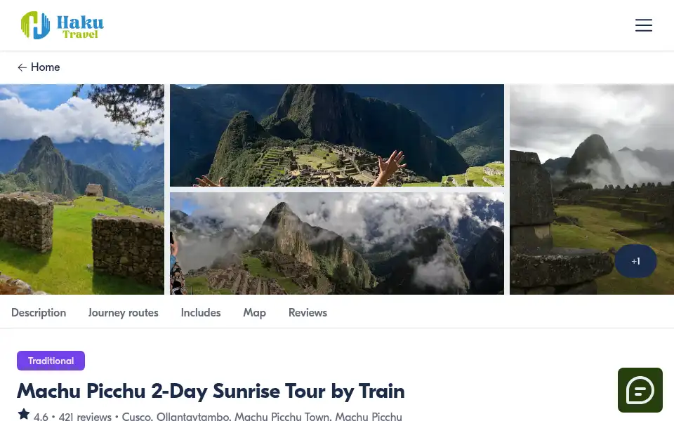 Screenshot of hakutravel.com