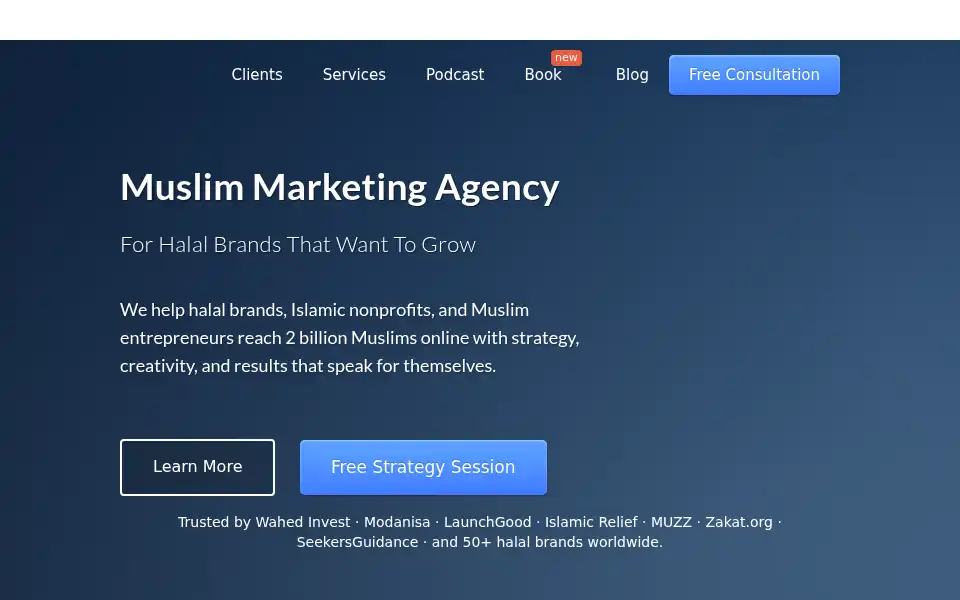 Screenshot of halal.ad