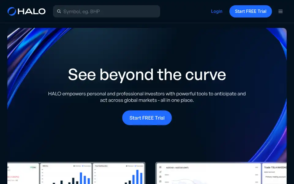 Screenshot of halo-technologies.com