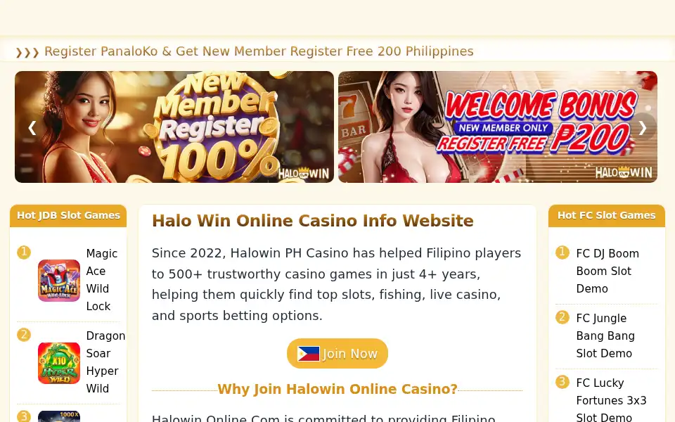 Screenshot of halowin-online.com