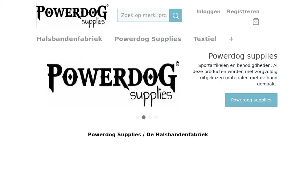 Screenshot of halsbandenfabriek.nl