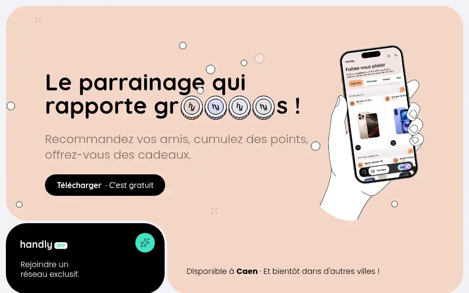 Screenshot of handly.fr