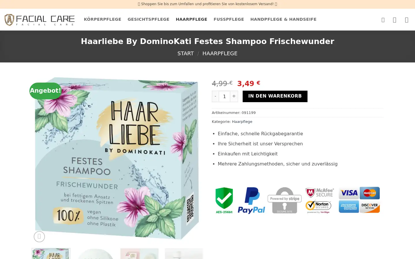 Screenshot of handsoapstore.com