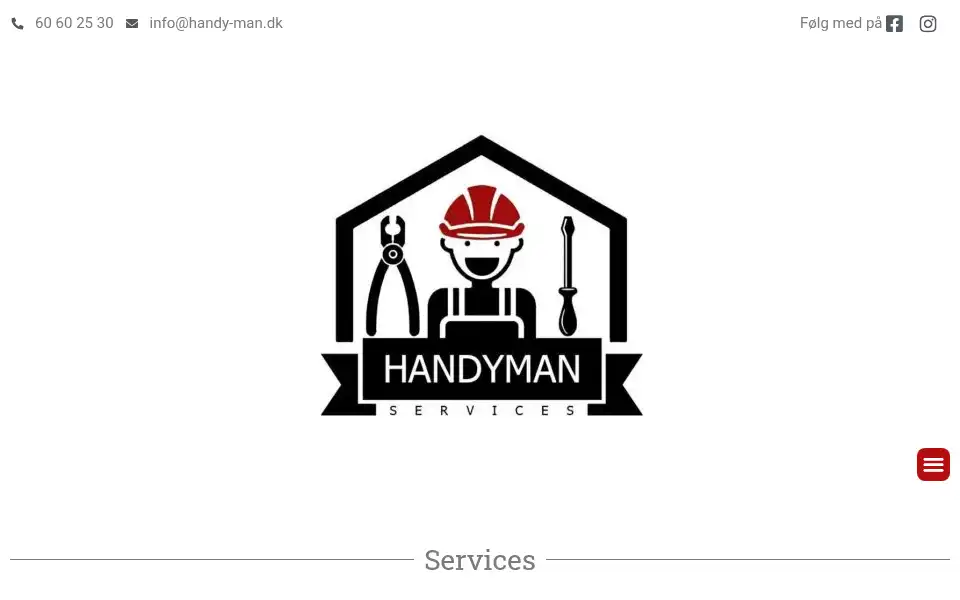 Screenshot of handy-man.dk