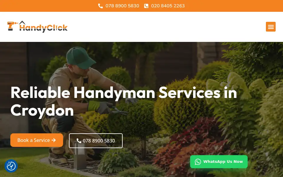 Screenshot of handyclick.co.uk