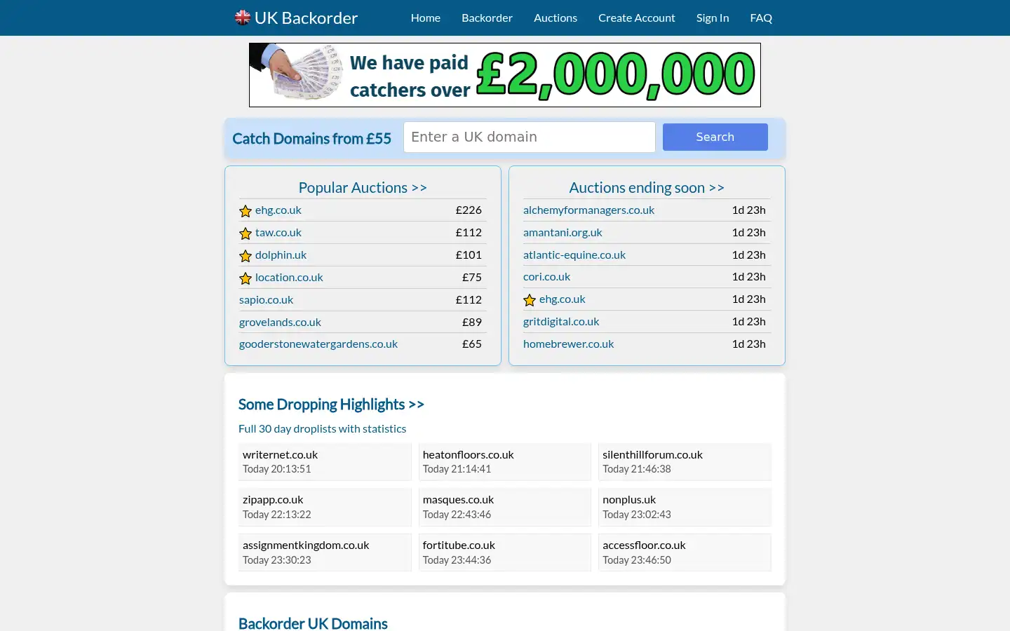 Screenshot of handylads.co.uk
