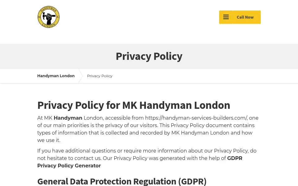 Screenshot of handyman-services-builders.com