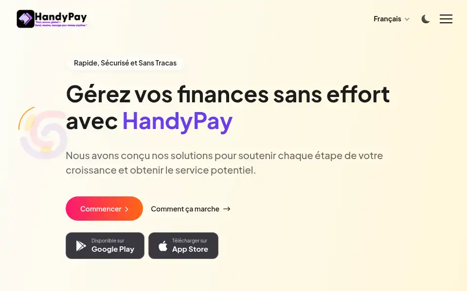 Screenshot of handypayhaiti.com