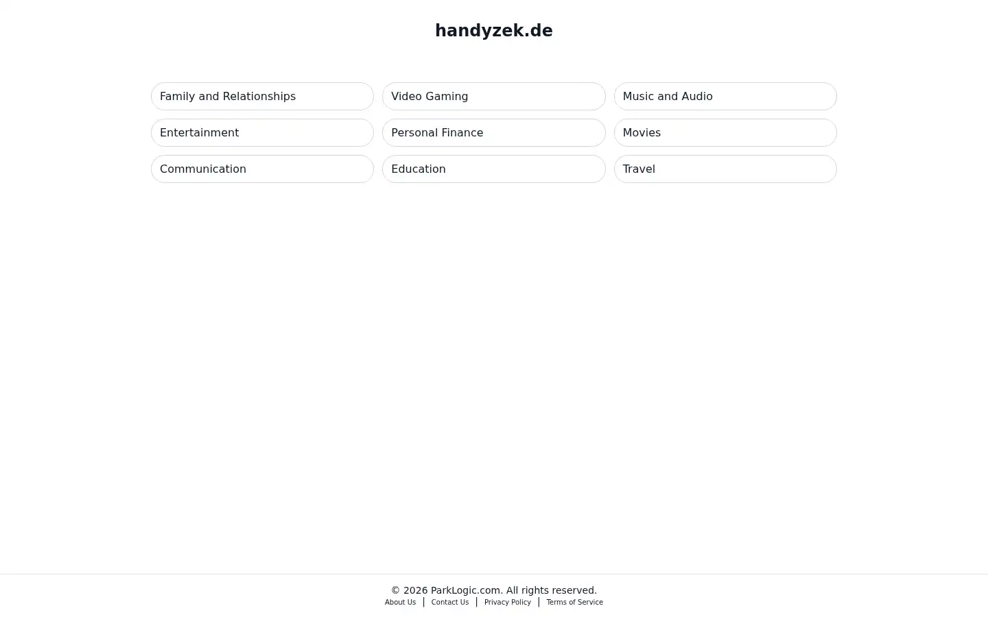 Screenshot of handyzek.de