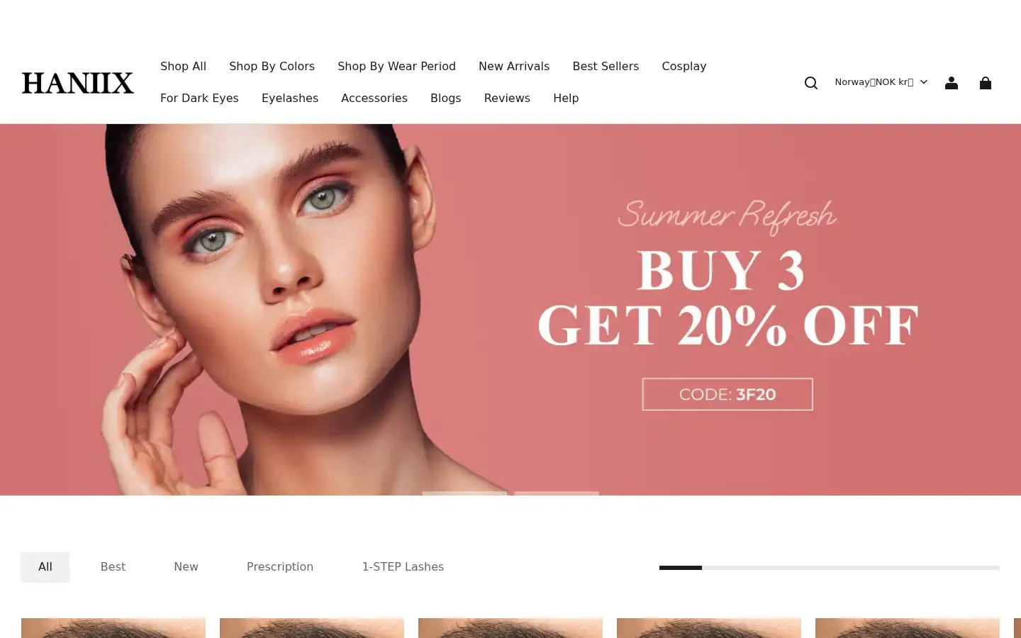 Screenshot of haniix.com