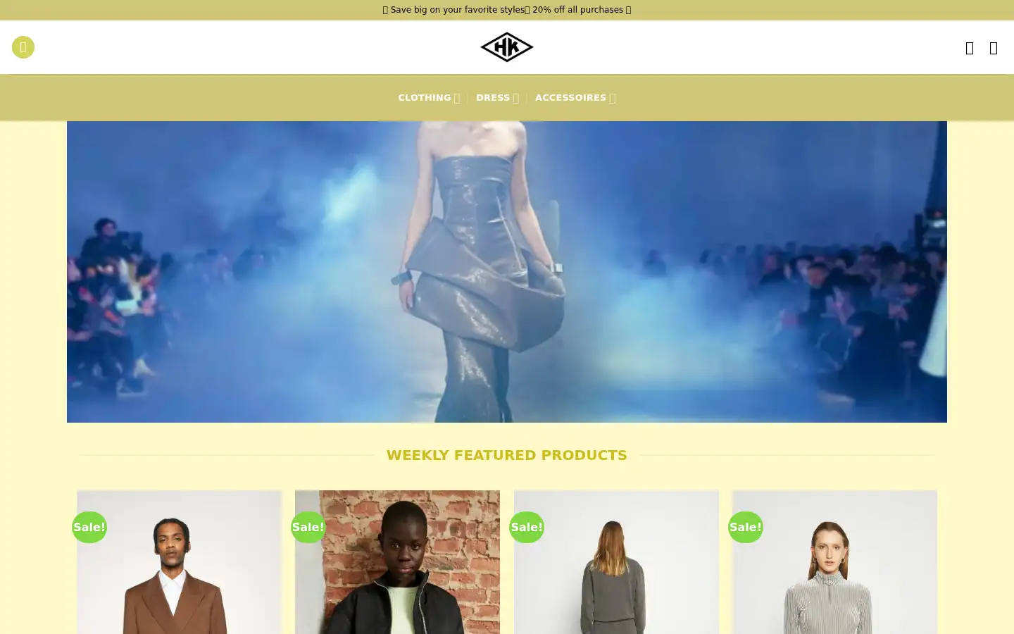 Screenshot of hankjobenhavnshop.com