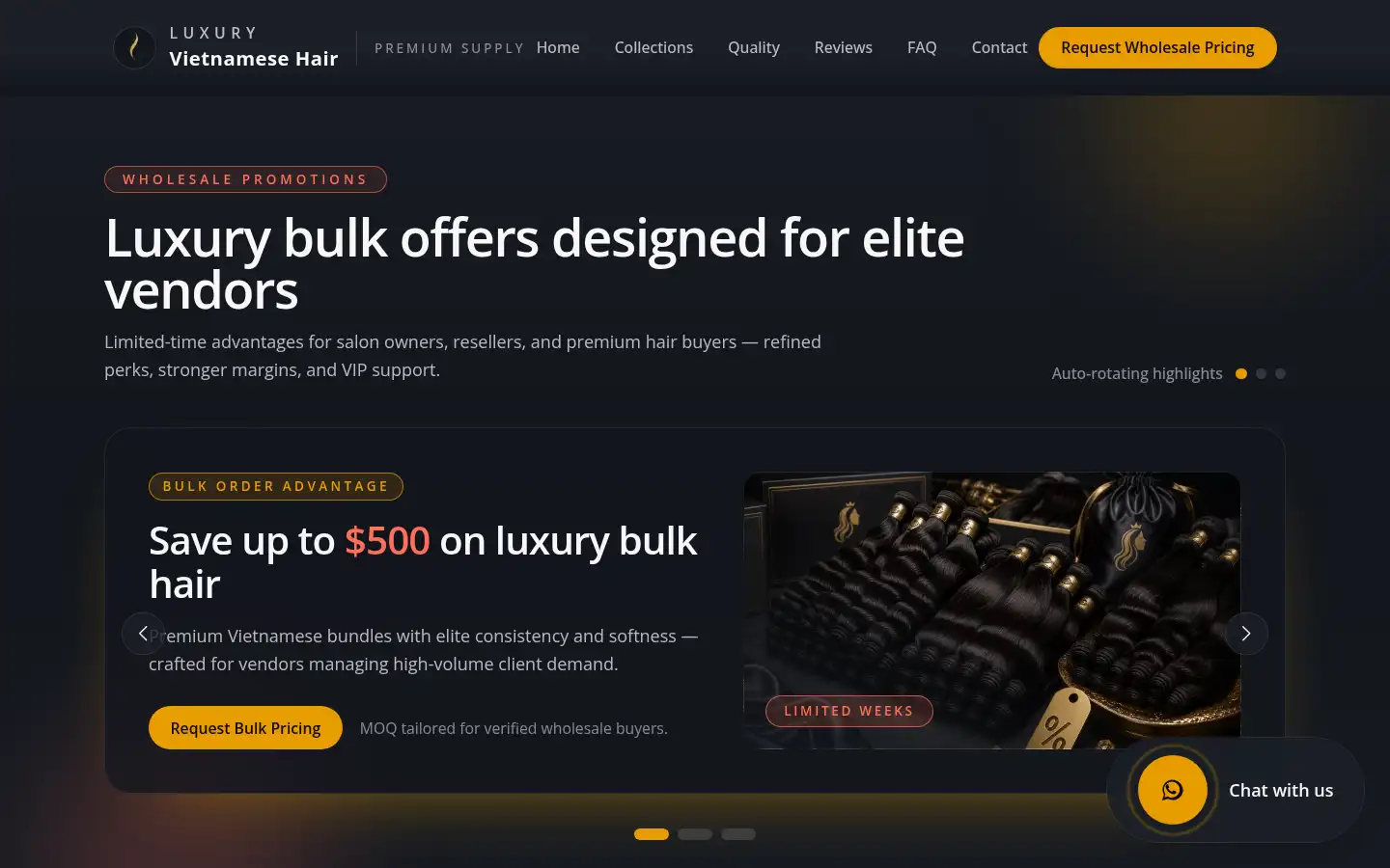 Screenshot of hanoiluxehair.store