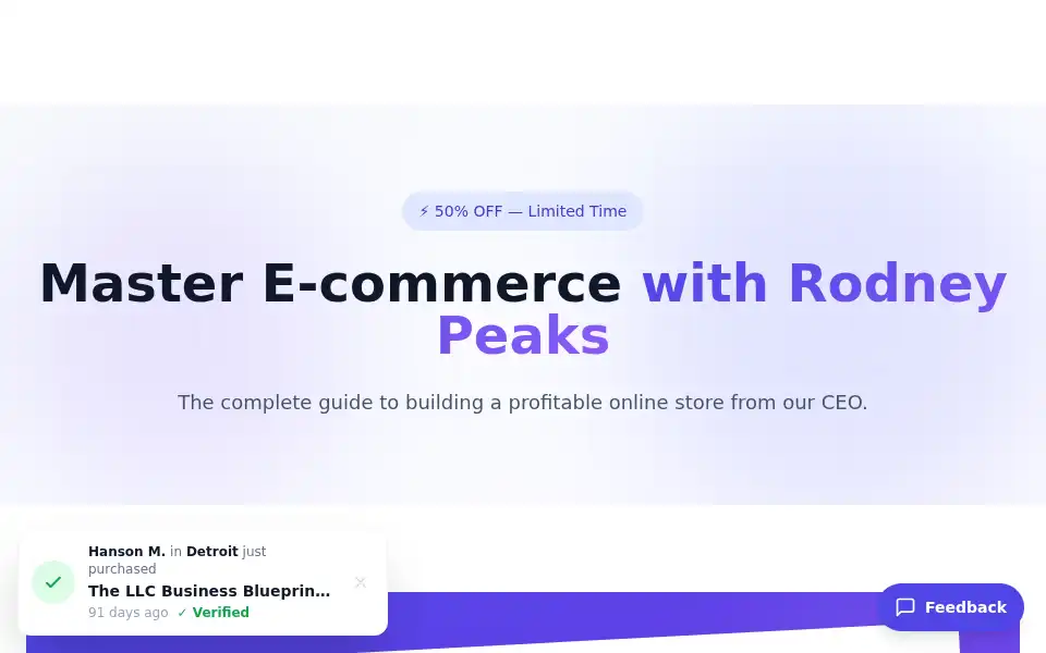 Screenshot of hansonmonroe.com
