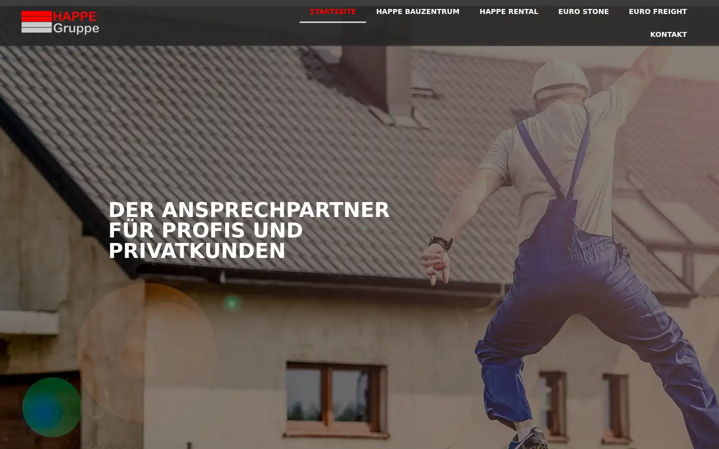 Screenshot of happe-gruppe.de