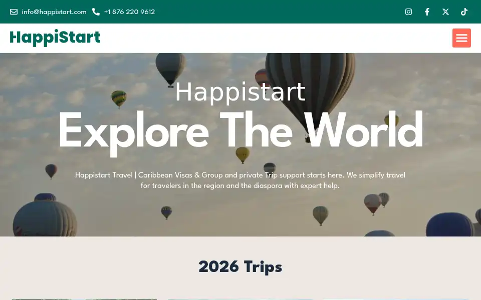 Screenshot of happistart.org