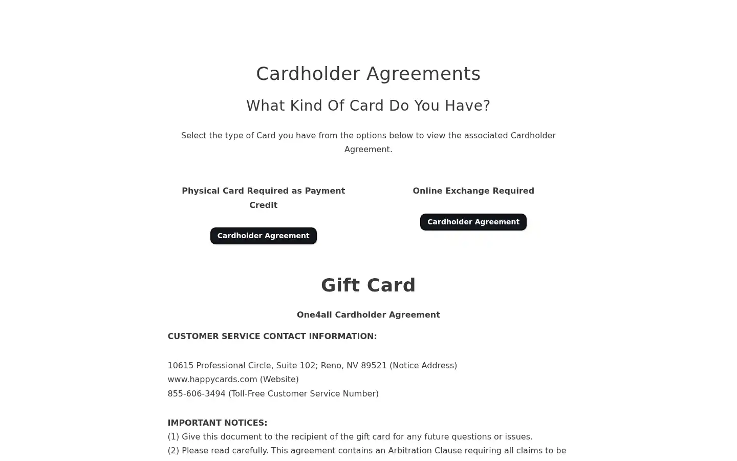 Screenshot of happycards.com