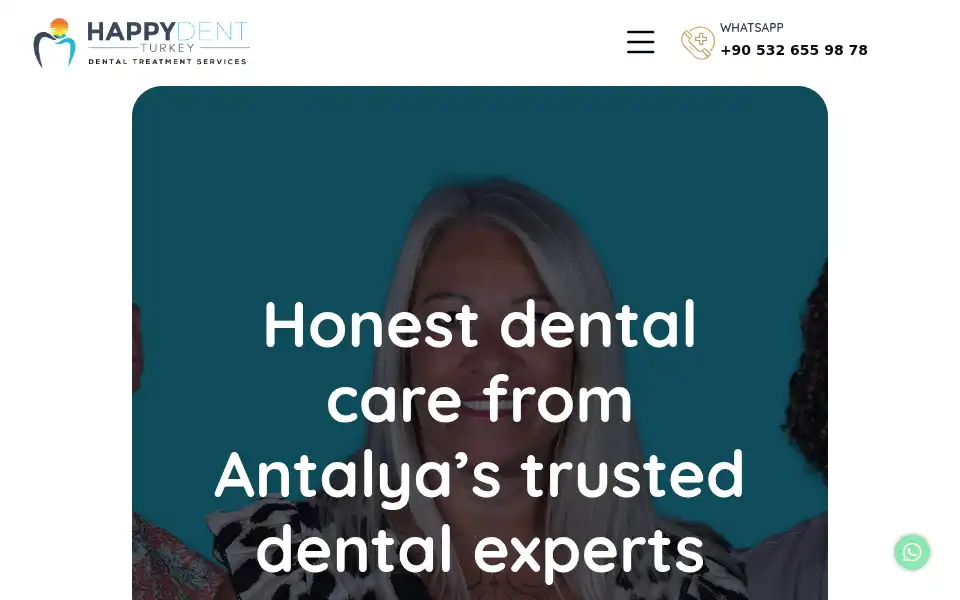 Screenshot of happydentturkey.com