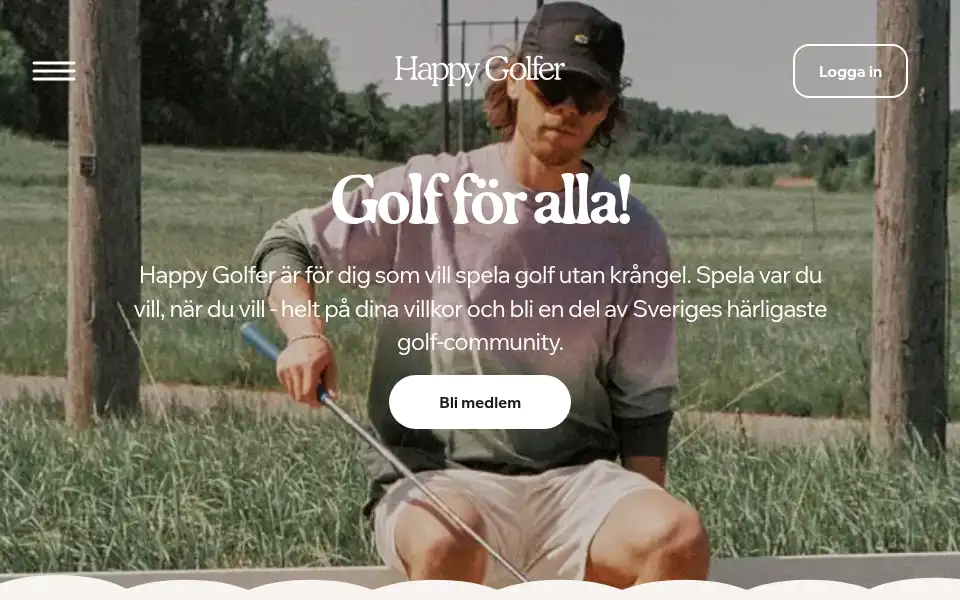 Screenshot of happygolfer.se