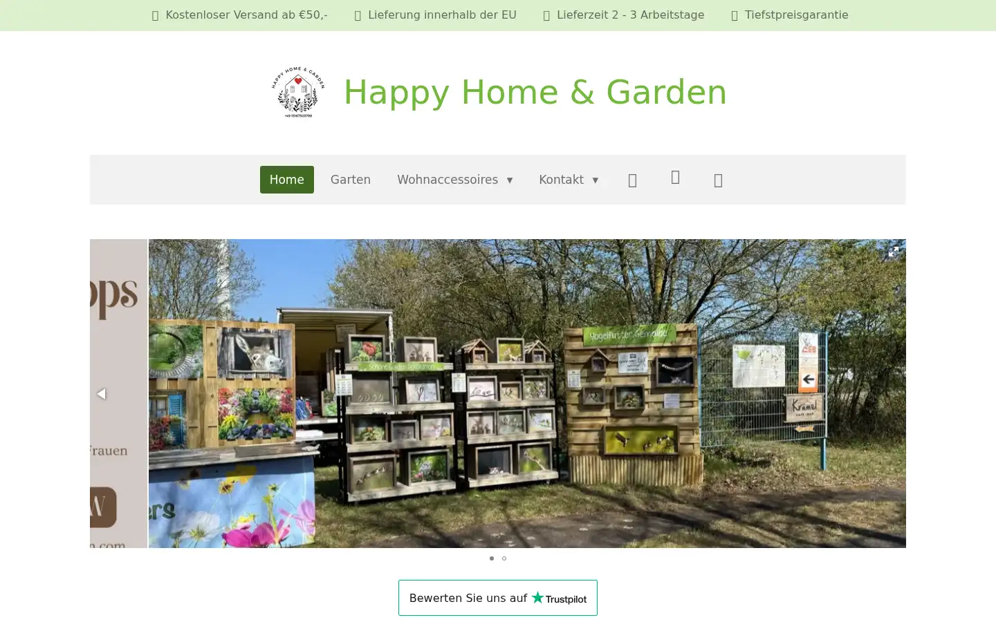Screenshot of happyhome-garden.com
