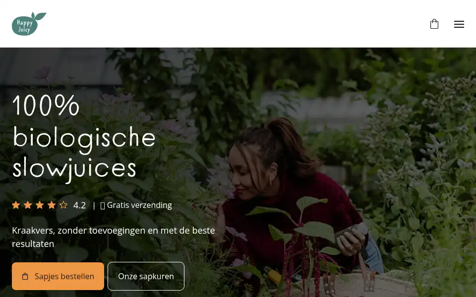 Screenshot of happyjuicy.nl