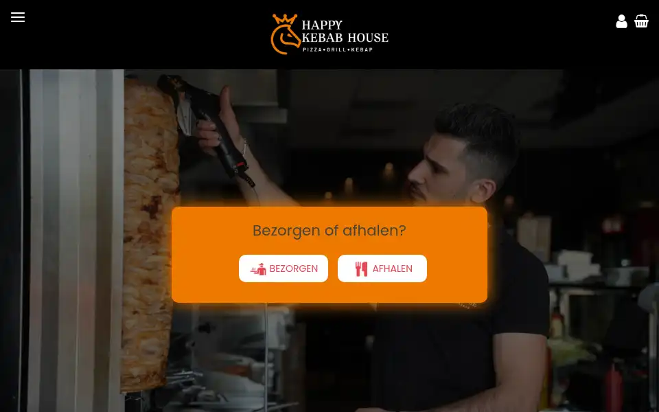 Screenshot of happykebab.nl