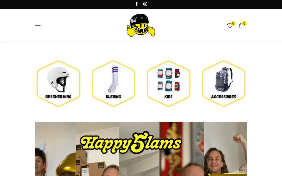 Screenshot of happyslams.eu