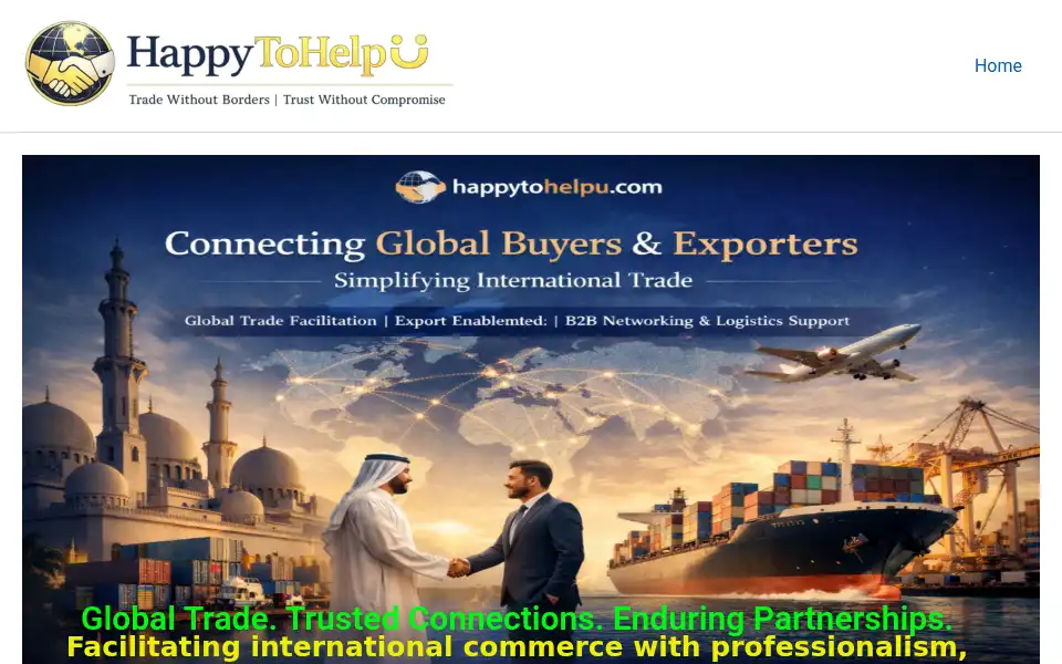 Screenshot of happytohelpu.com