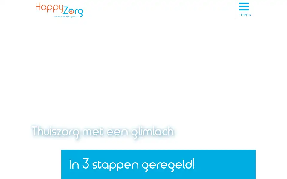 Screenshot of happyzorg.nl