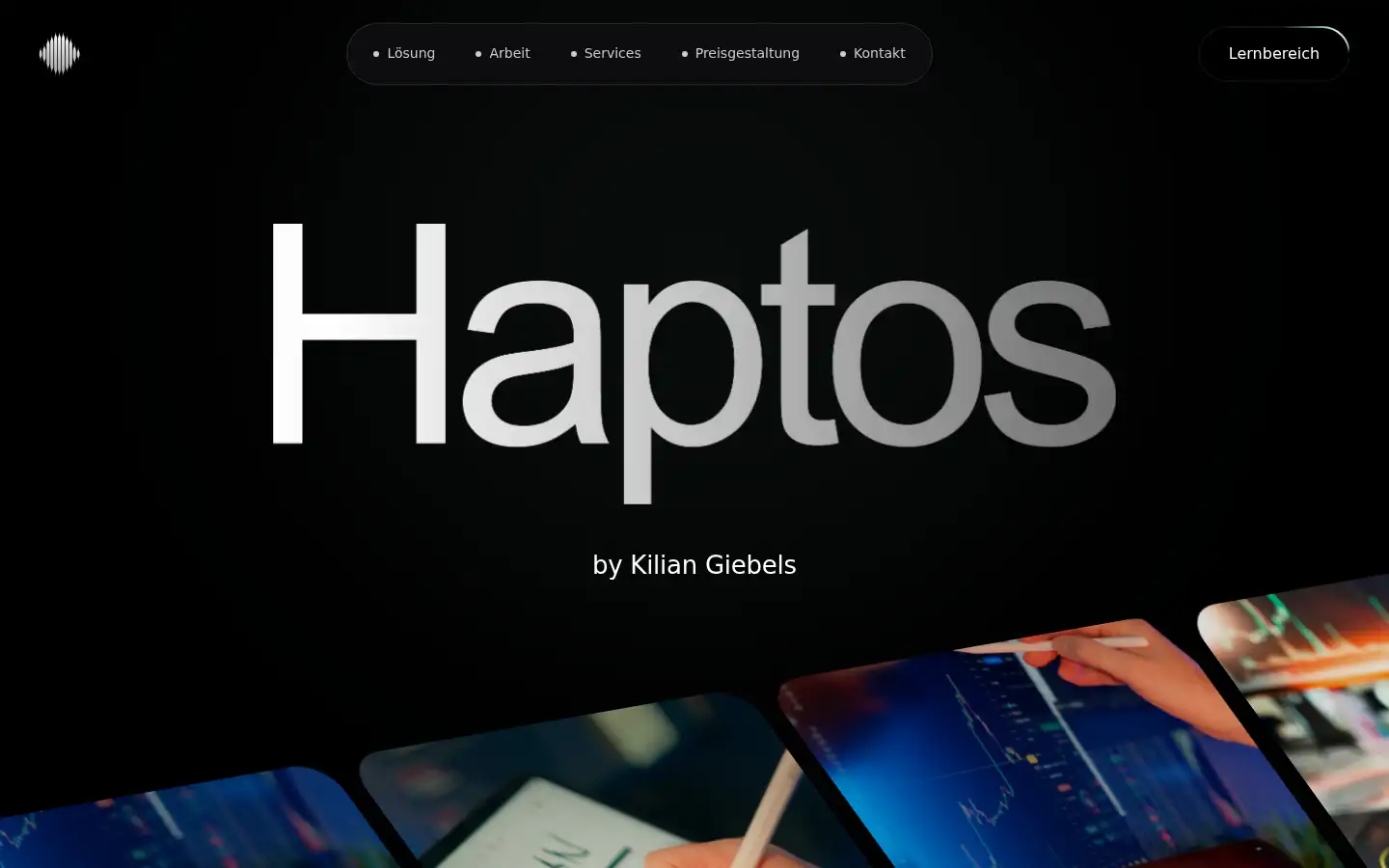 Screenshot of haptos-finance.de