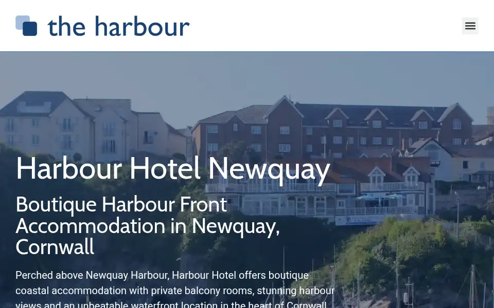 Screenshot of harbourhotel.co.uk