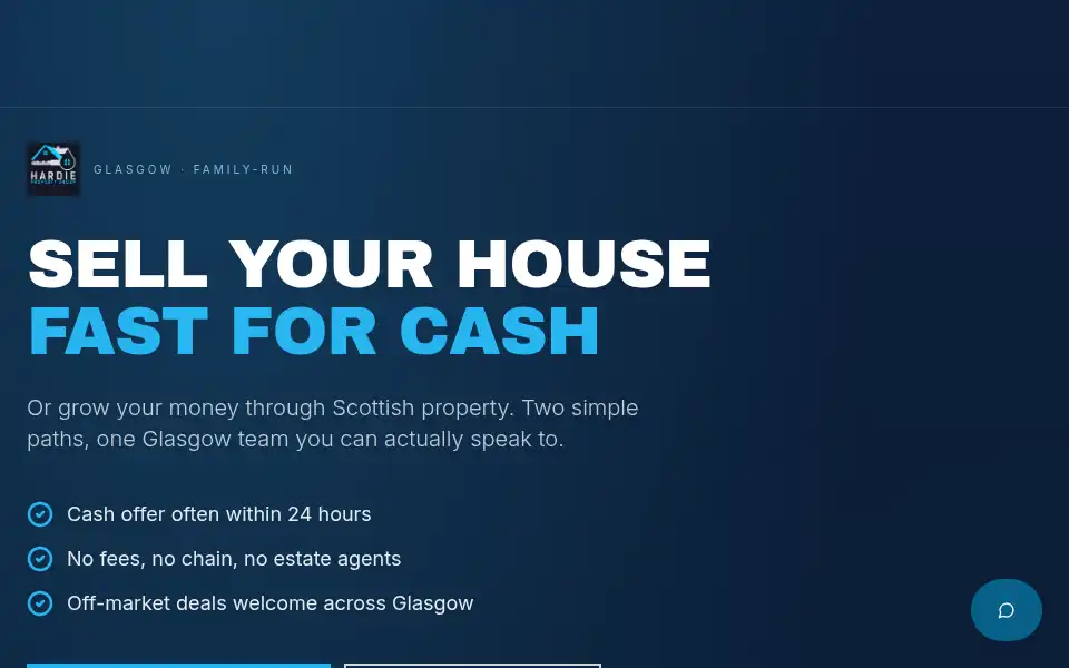 Screenshot of hardiepropertygroup.co.uk