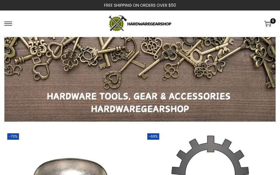 Screenshot of hardwaregearshop.com