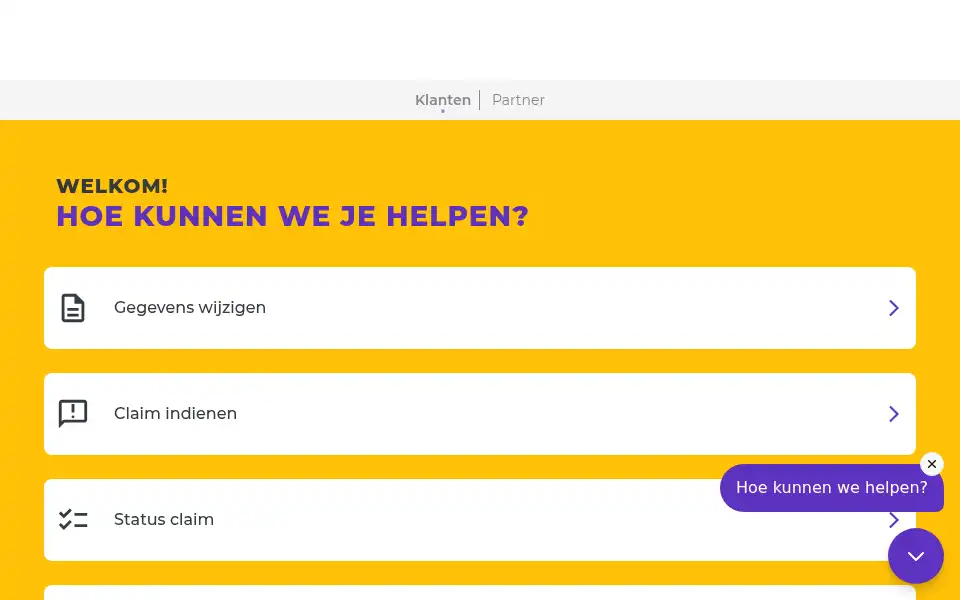 Screenshot of harmony.nl