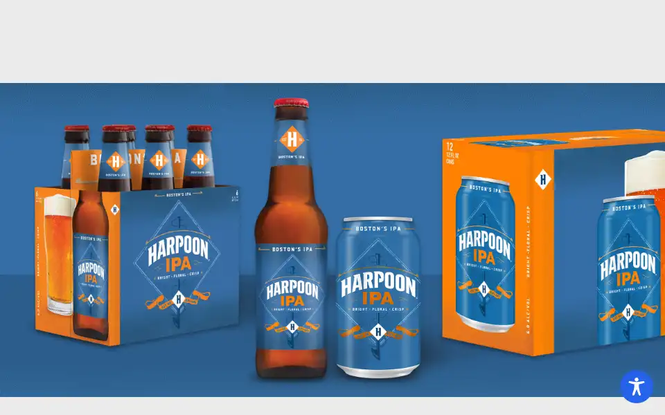 Screenshot of harpoonbrewery.com