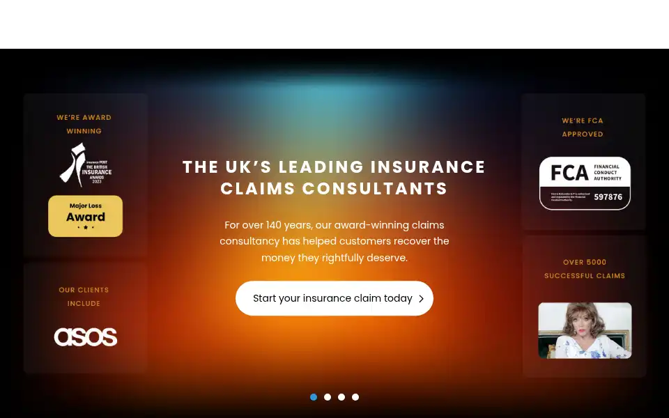 Screenshot of harrisbalcombe.com