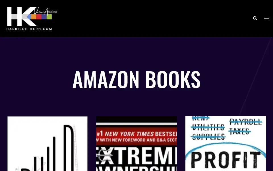 Screenshot of harrison-kern.com