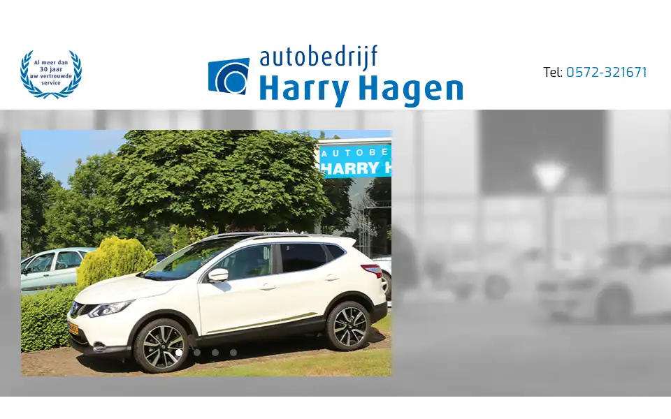 Screenshot of harryhagen.nl
